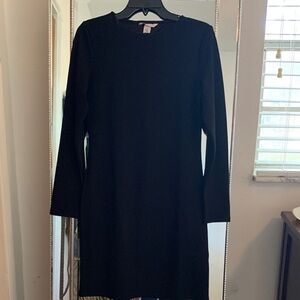 H&M Classic Black Long Sleeve Dress